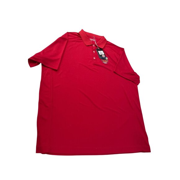 Nike Golf Tour 2014 ALl Stars Embroided Patch Mens Red Polo Shirt Sz XXL SKU 953 - Picture 1 of 12